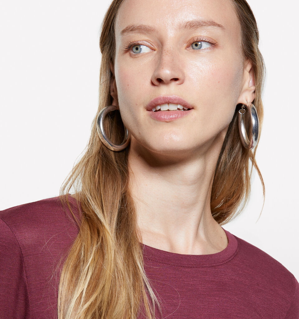 T-shirt bordeaux a maniche lunghe - t-shirt a manica lunga da donna - Bordeaux | Sisley image number 4